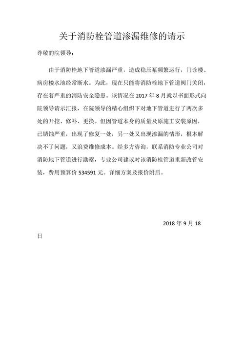 消防栓维修，筑牢城市安全防线_关于路边消防栓维修申请的报告解读